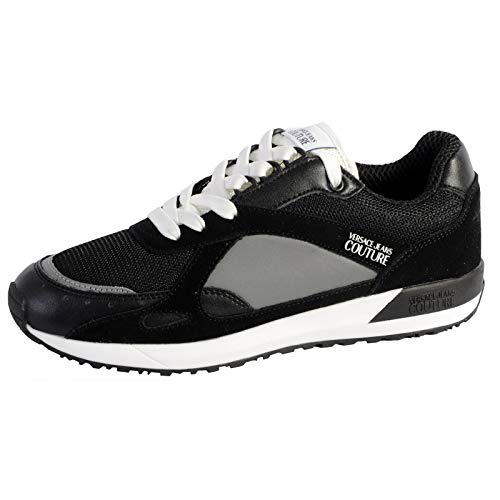 Versace Jeans Couture Eoyvbsr4 Zapatillas Moda Hombres Negro - 40 - Zapatillas Bajas Shoes