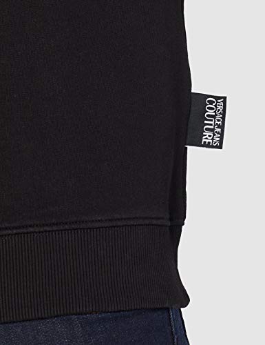 VERSACE JEANS COUTURE Man Light Sweater Sudadera, Negro (899+937 Y6a), X-Large para Hombre
