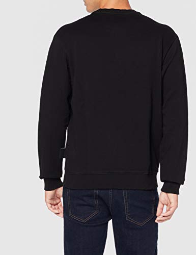 VERSACE JEANS COUTURE Man Light Sweater Sudadera, Negro (899+937 Y6a), X-Large para Hombre