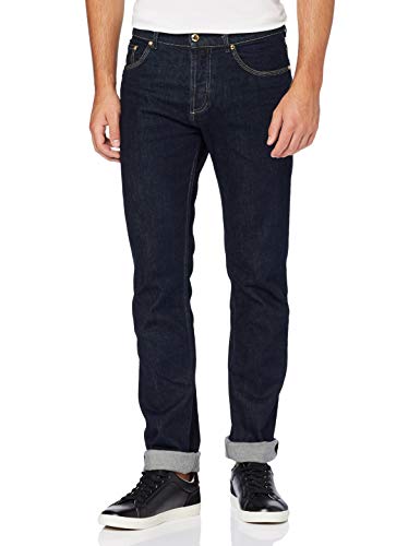 VERSACE JEANS COUTURE Man Trouser Vaqueros Slim, Azul (Doppio Indaco 912), 42 (Talla del Fabricante: 31) para Hombre