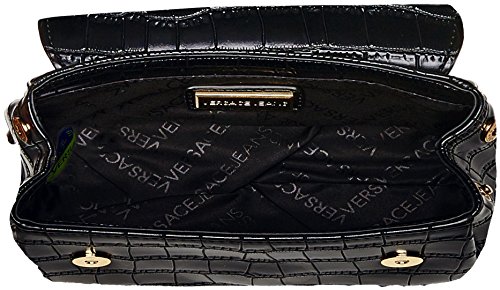 Versace Jeans Mujer EE1VRBBO7_E70049 Bolso de mano Negro Size: 8.5x12.5x16.5 cm (W x H x L)