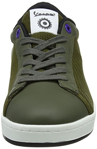 Vespa Freccia, Zapatillas Unisex Adulto, Verde Verde Militare, 42 EU