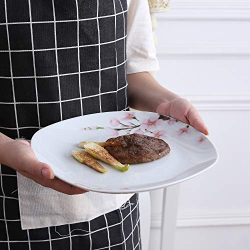 VEWEET Annie Juegos de Vajillas 60 Piezas de Porcelana con 12 Taza 175 ml, 12 Platillos, 12 Platos, 12 Platos de Postre y 12 Platos Hondos para 12 Personas