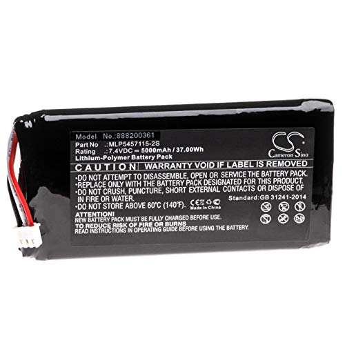 vhbw batería Compatible con Infinity One Premium Altavoz Altavoces (5000mAh, 7.4V, Litio polímero)