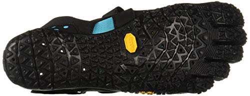 Vibram Fivefingers V-Aqua, Zapatillas Impermeables para Mujer, Azul (Black/Light Blue Black/Light Blue), 38 EU