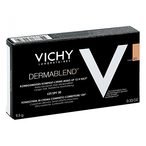 Vichy dermatológicamente Blend korrigie reflectante de compacta de crema de sujeción de maquillaje 12 h 45, 10 ml