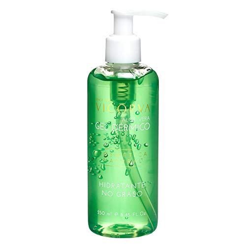 VICORVA GEL DÉRMICO ALOE VERA | Con jugo de aloe vera puro | Para todo tipo de pieles | Hidratante y calmante | 250ml