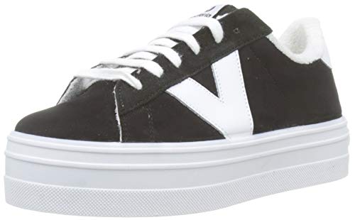 Victoria Barcelona Deportivo Antelina, Zapatillas Unisex Adulto, Negro (Negro 10), 37 EU