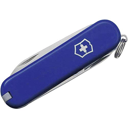 VICTORINOX CLASSIC SD KEYRING SIZE SWISS ARMY PENKNIFE (BLUE)