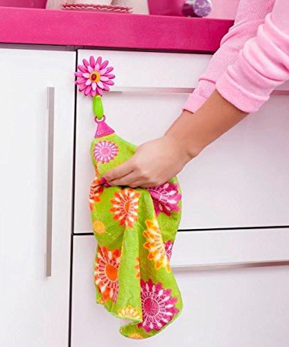 VIGAR Flower Power Bayeta para Limpieza de Cocina, Material: Microfibra, Multicolor, 3 Unidades