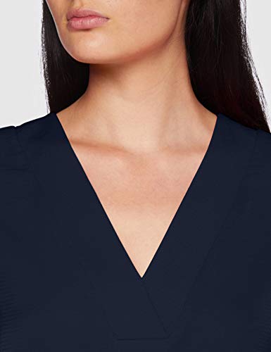 Vila Clothes Vijahula S/s Belt Dress/su Vestido, Navy Blazer, 36 para Mujer