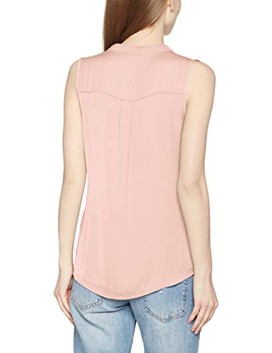 Vila Clothes Vimelli S/l Pocket Top-Noos Camiseta sin Mangas, Rosa (Rose Smoke Rose Smoke), 40 (Talla del Fabricante: Medium) para Mujer