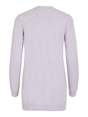 Vila Viril L/S Open Knit Cardigan-fav Chaqueta de punto Orchid Petal. XL