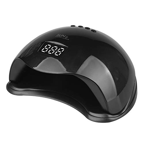 Vinteky® 48W Secador de uñas Lámpara LED Manicura Lámpara solar de uñas LED de Infrarrojos Sensores UV Máquina de la Terapia de Luz Apto para uñas de manos y pies (Negro)