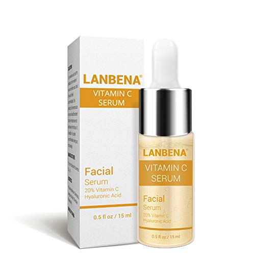 Vitamina C Essence Serum, Cuidado facial líquido Argirelina ácido hialurónico hidratante antienvejecimiento 15 ml