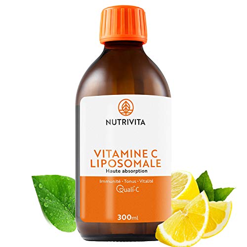Vitamina C Liposomal | Dosificación Potente y Máxima Absorción | Formulado con Vitamina C Quali®-C | Fabricado en el Reino Unido | Botella de 300 ml | Nutrivita