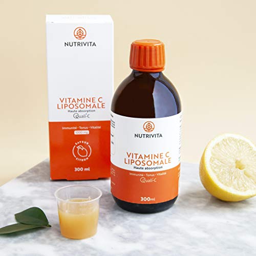 Vitamina C Liposomal | Dosificación Potente y Máxima Absorción | Formulado con Vitamina C Quali®-C | Fabricado en el Reino Unido | Botella de 300 ml | Nutrivita