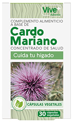 Vive+ Advance Cardo Mariano, Suplemento Alimenticio - 3 Paquetes de 30 Cápsulas
