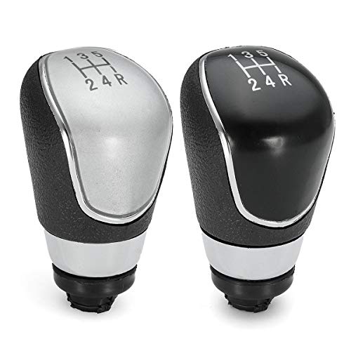 Viviance Reemplazo 5 Velocidad Pomo De Cambio De Marchas para Ford Focus Mk2 Mk3 Fiesta Mk7 Transit Connect C-MAX C-MAX FL B-MAX Mondeo Mk4 S-MAX Galaxy Mk3 Kuga - Negro