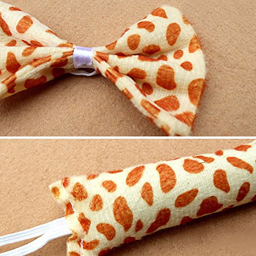 Vococal - Kit de 4 Piezas Diadema de Halloween Disfraz,con Diadema,Corbata,Cola,Guantes,para Cosplay/Halloween/Fiesta de maquillaje,Estilo Jirafa (Niño)
