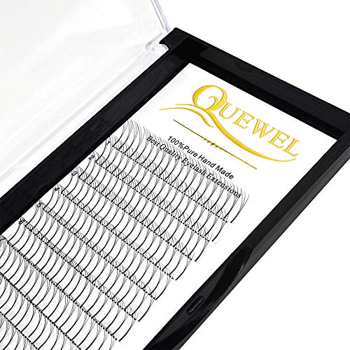 Volumen Extensiones de pestañas Espesor 3D 0.10 C Longitud de rizo 11 mm Ventiladores prefabricados Lash Long Stem Cluster Lashes para salón