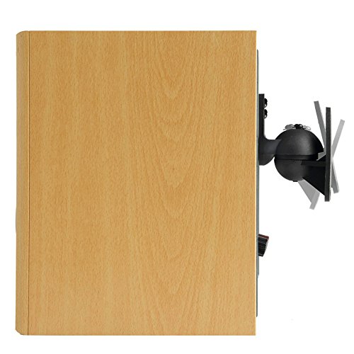 VonHaus - Soporte de Pared Universal para Altavoces (2 Unidades, Peso de 7,7 kg, inclinable y orientable)