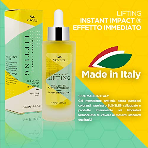 VOVEES Lifting - Sérum antiarrugas instantáneo para cara, contorno de ojos y labios, 30 ml