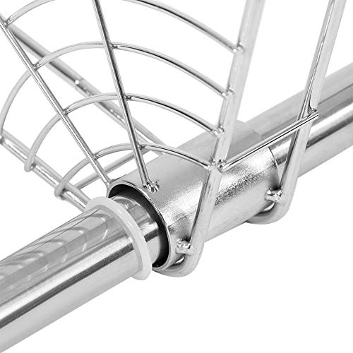 Wakects Estanterías Telescópica de Baño, Ducha Estantes de Esquina Ajustables 190-310 cm con 4 Cestas de Acero Inoxi, para Champú Pañuelos Desechables Toallas Jabón