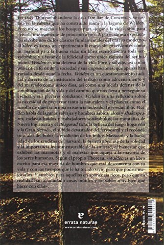 Walden: 200 aniversario del nacimiento de Henry David Thoreau: Edición 200 aniversario del nacimiento de H. D. Thoreau (LIBROS SALVAJES)