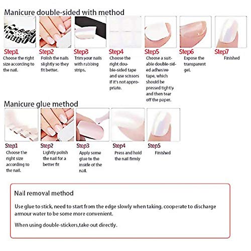 Wamgguifu Venta Caliente De Moda Vino Rojo Uñas Postizas, Decoración De Corona Dorada, Uñas Postizas Cuadradas Cortas, Caucho Artificial Acrílico, Con Pegamento 24Pcs