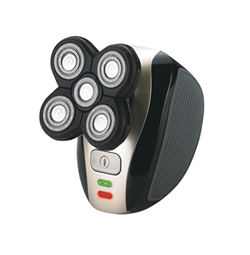WANGXN Maquinilla de Afeitar eléctrica Peluquero Cabeza afeitadora de Pelo, Black, 86 * 60mm