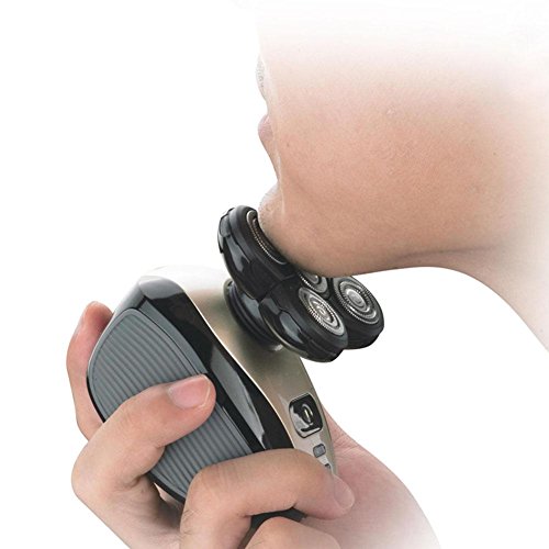 WANGXN Maquinilla de Afeitar eléctrica Peluquero Cabeza afeitadora de Pelo, Black, 86 * 60mm