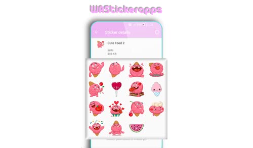 WAStickerApp: Cute Food Stickers