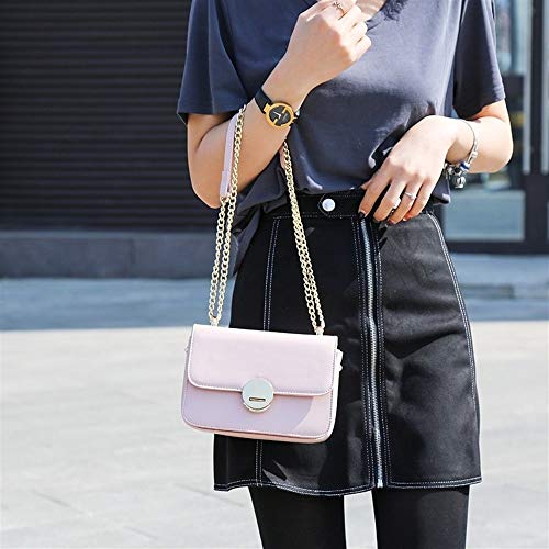 Wayamiaow Mensajero Salvaje Bolsas pequeñas Lentejuelas Cadena de la Manera Lock Pequeño Cuadrado pequeño Bolso cosmético del Bolso de Tarde del Desgaste de Las señoras Bolsa de Nueva Corea del Bolso