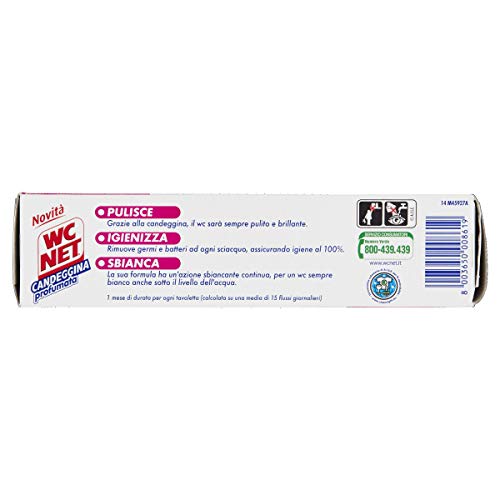 Wc Net - Candegina perfumada - 2 unidades de 40 g x 12-960 ml