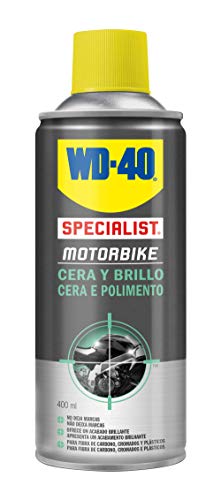 WD-40 34553 Total de Moto en Ambiente Húmedo Specialist Motorbike Spray, 400mL, Caja de 3