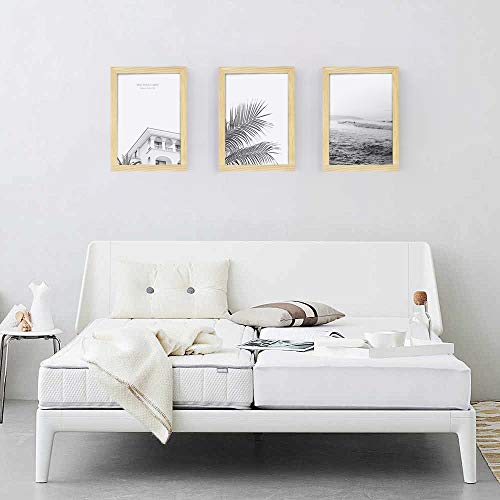Weiao Marcos de Fotos Marco para Foto Marco de Madera Photo Frame Conjunto de 3 Vintage Marcos de Madera Decoración Hogar 23 x 33 cm (Rovere)