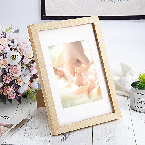 Weiao Marcos de Fotos Marco para Foto Marco de Madera Photo Frame Conjunto de 3 Vintage Marcos de Madera Decoración Hogar 23 x 33 cm (Rovere)