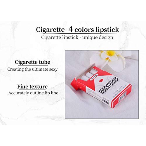 weixinbuy Women Soft Matte Velvet Lipstick Set Easy To Color Makeup Lipstick Cigarette Case Lipstick, Great Choice.