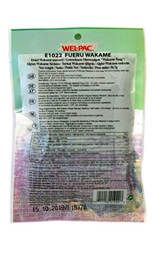 WEL-PAC Fueru Wakame Algas deshidratadas 56,7G