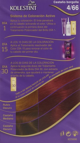 Wella Kolestint Tinte De Cabello Kit, Tono 466 Borgoña Intenso 210 g