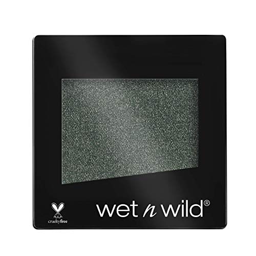 Wet n Wild - Color Icon Eyeshadow Single - Sombra de Ojos Profesional Hiperpigmentada, Fórmula de Larga Duración, Colores Intensos - Vegan - Color Verde Mar