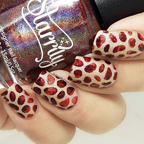 Whats Up Nails - Stones Vinyl Stencils for Nail Art Design (1 Sheet, 12 Stencils)