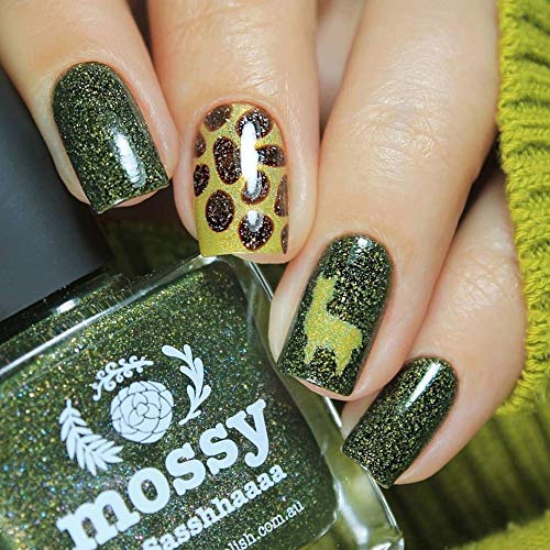 Whats Up Nails - Stones Vinyl Stencils for Nail Art Design (1 Sheet, 12 Stencils)