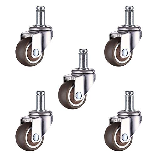 wheel Rueda Universal De 5 ×, Ruedas De Goma para Muebles, Rueda De Silla Giratoria Boss, Antideslizante Silencioso, 5 Kg De Carga 150KG