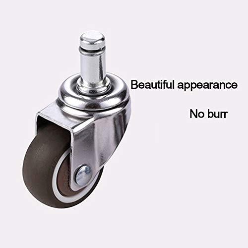 wheel Rueda Universal De 5 ×, Ruedas De Goma para Muebles, Rueda De Silla Giratoria Boss, Antideslizante Silencioso, 5 Kg De Carga 150KG