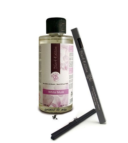 WHITE MUSK 200ml BLACK EDITION RECAMBIO-REFILL MIKADO