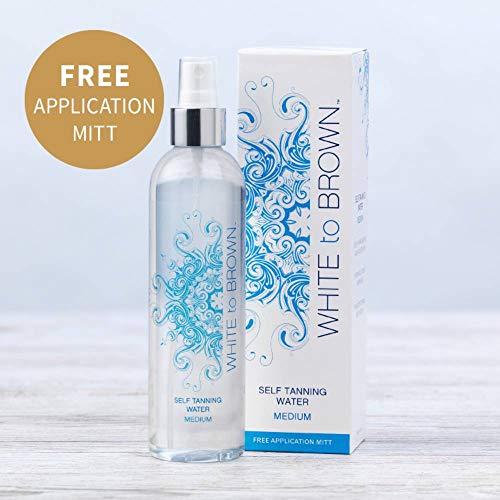 WHITE TO BROWN SELF TANNING WATER AGUA AUTOBRONCEADORA (MEDIUM) 250ML (Dulce)
