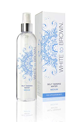 WHITE TO BROWN SELF TANNING WATER AGUA AUTOBRONCEADORA (MEDIUM) 250ML (Dulce)