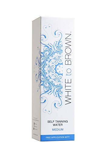 WHITE TO BROWN SELF TANNING WATER AGUA AUTOBRONCEADORA (MEDIUM) 250ML (Dulce)
